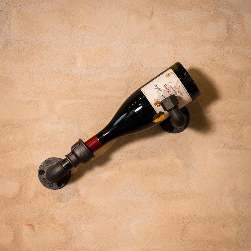 Wall mounted Wine bottle carrier