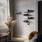 Wall mounted Wine bottle rack with 8 arms